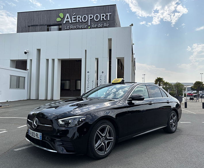 Transfert en taxi depuis l'aéroport de La Rochelle